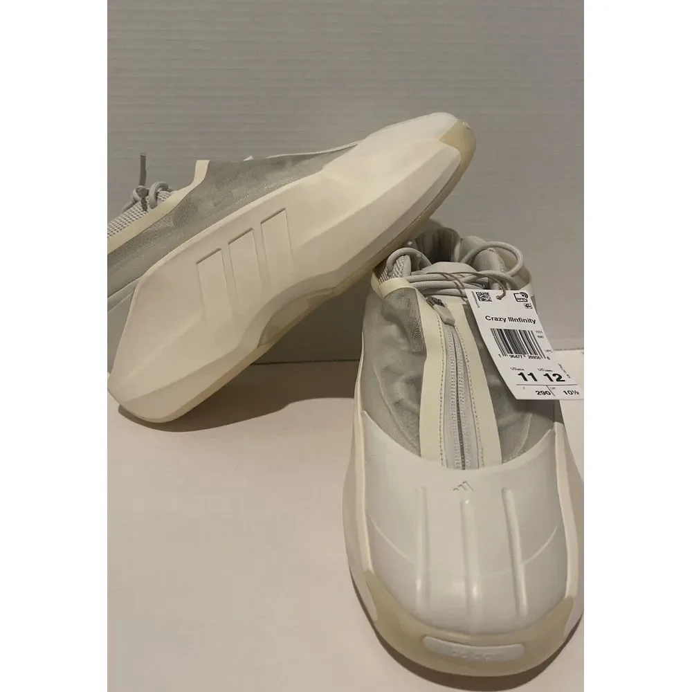 Adidas Originals Crazy IIInfinity‎ Orbit Grey/Chalk White IH2663 Men's Size 11